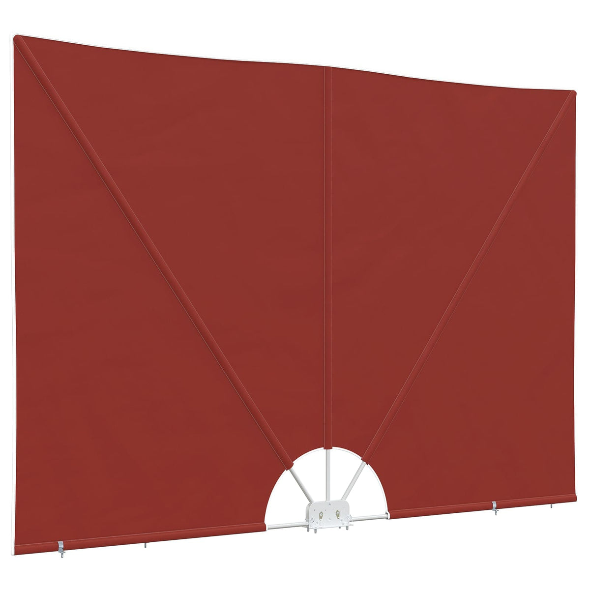 Vidaxl terrasscherm inklapbaar 300x200 cm terracottakleurig