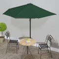 VidaXL Halbbalkonschirm mit Aluminiumstange 300x155 cm Grün