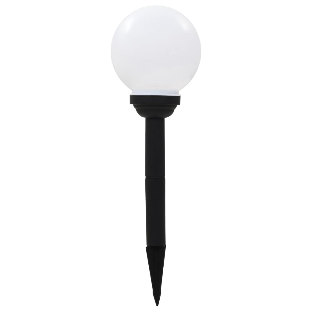 VidaXL LED-Solarlampen rund 15 cm RGB 4 Stück