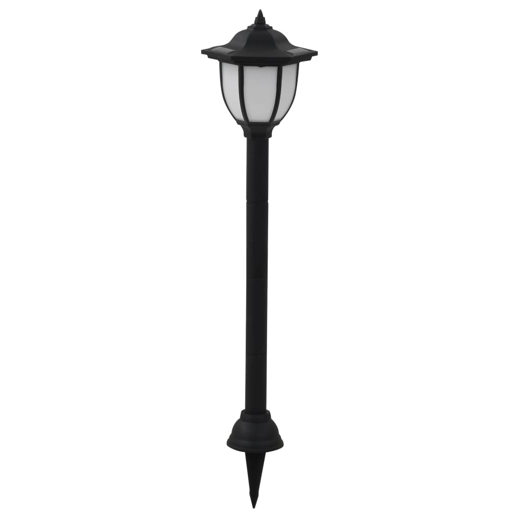 VidaXL LED-Solarleuchten, schwarz, 3 Stück