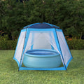 VidaXL Schwimmbadzelt 500x433x250 cm Stoff blau