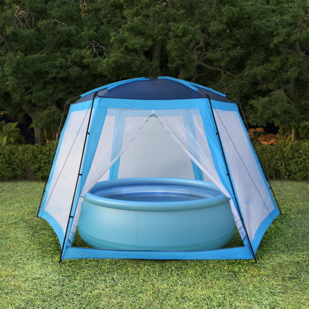 VidaXL Schwimmbadzelt 660x580x250 cm Stoff blau