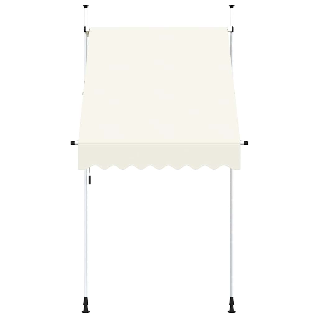 Vidaxl Markise selbst manuell 150 cm Creme