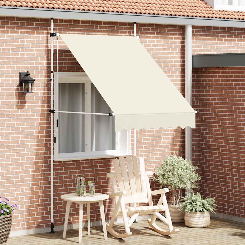 Vidaxl Markise selbst manuell 150 cm Creme