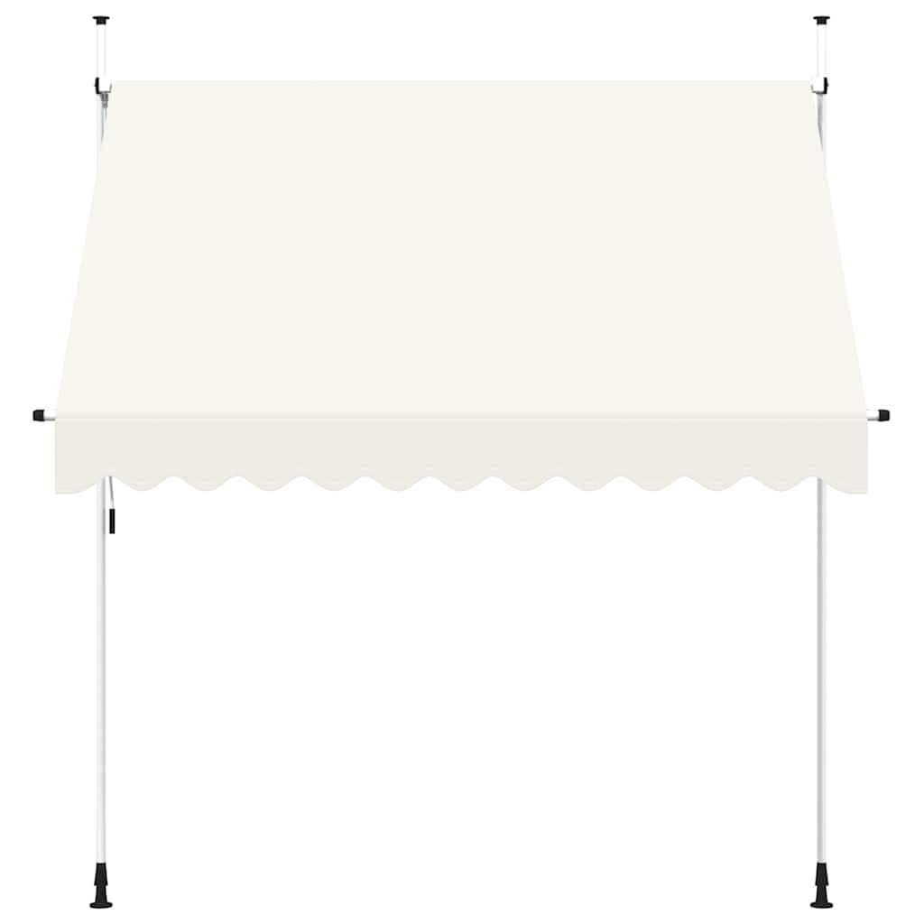 Vidaxl Markise selbst manuell 250 cm Creme