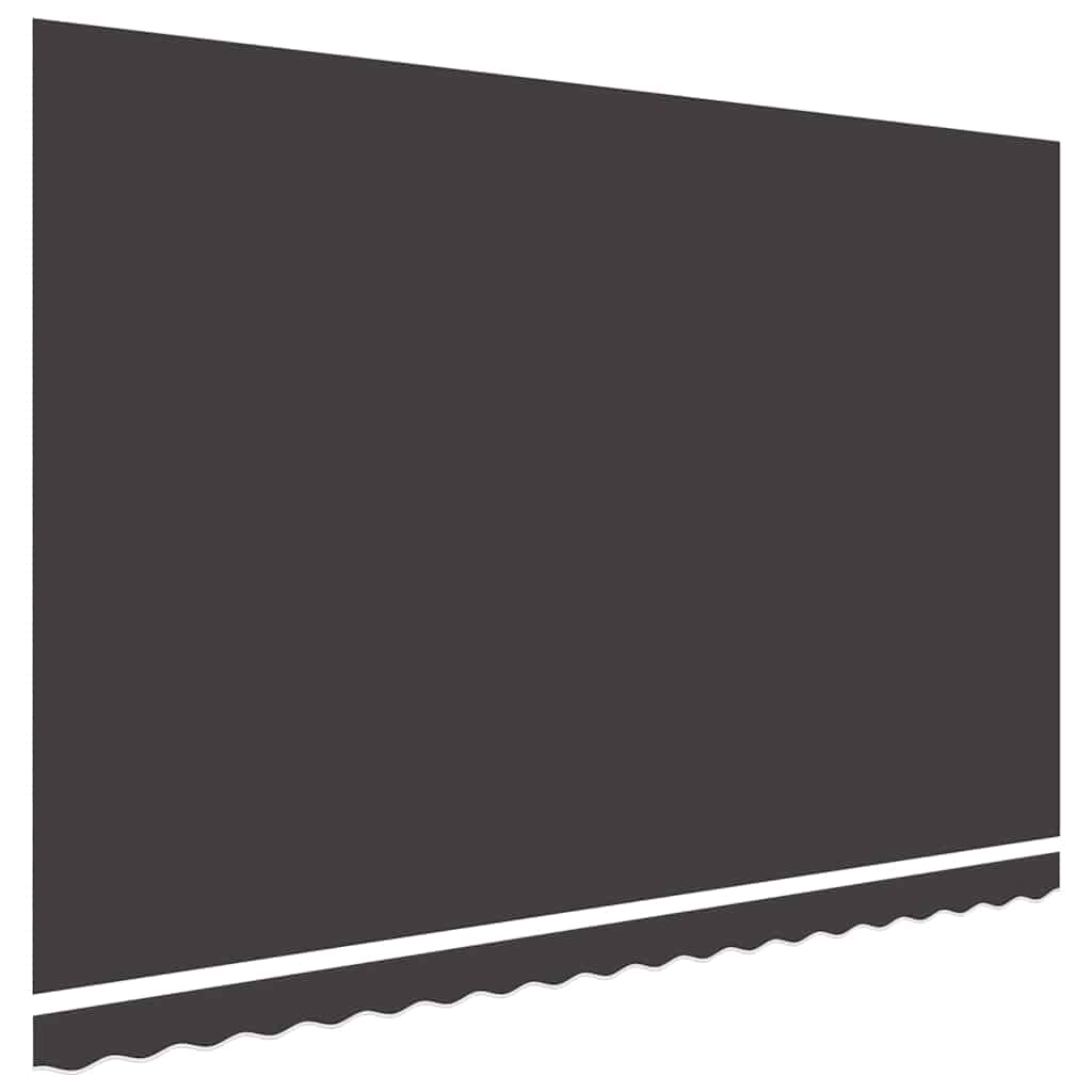 Vidaxl vervangingsdoek voor luifel 400x300 cm polyester grijs