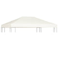 VidaXL Pavillondach 310 g/m² 4x3 m cremeweiß