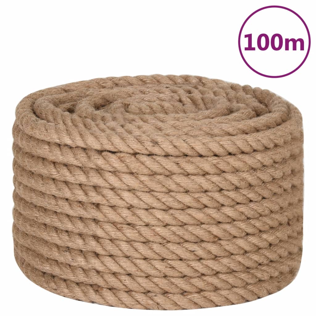 Vidaxl-Seil 20 mm 100 m 100 % Jute