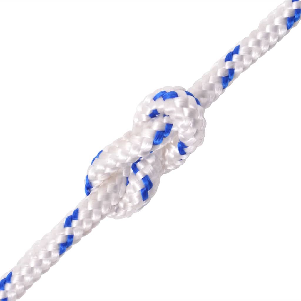 VIDAXL -Kofferchen -Seil 8 mm 500 m Polypropylen weiß