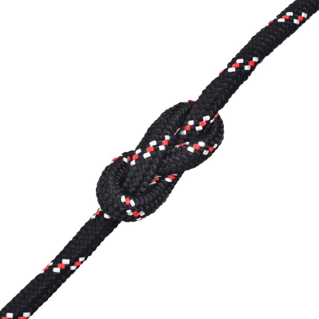 VIDAXL - Kofferseil 16 mm 50 m Polypropylen schwarz