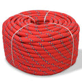Vidaxl boot touw 6 mm 500 m polypropyleen rood