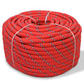 VIDAXL -Sturzseil 16 mm 250 m Polypropylen rot