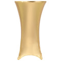 VidaXL 2 Stück Stretch-Tischdecken 60 cm Gold