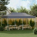 Vidaxl partytent pop-up inklapbaar 3x6 m antraciet