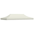 Vidaxl partytentdak 3x6 m crème