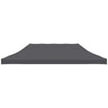Vidaxl partytentdak 3x6 m antraciet