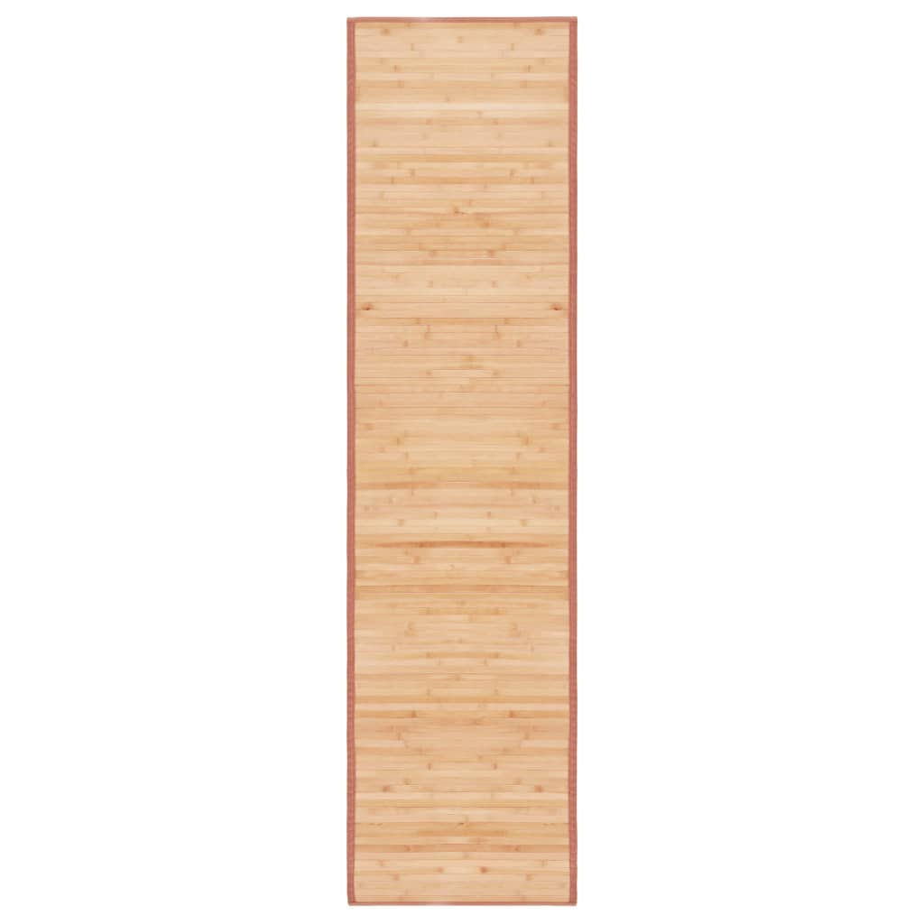 VidaXL Teppich 80x300 cm Bambusbraun