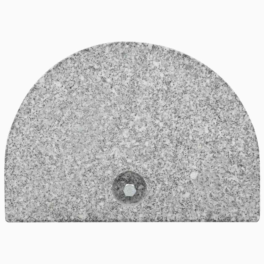 vidaXL Sonnenschirmfuß 10 kg Granitgrau