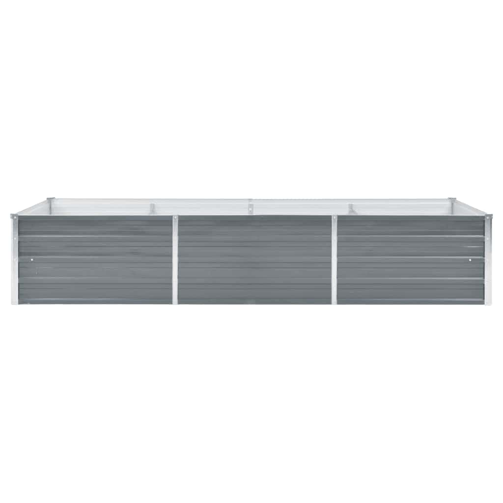 Vidaxx Pflanzer Einsatz 240x80x45 cm verzinkter Stahl grau