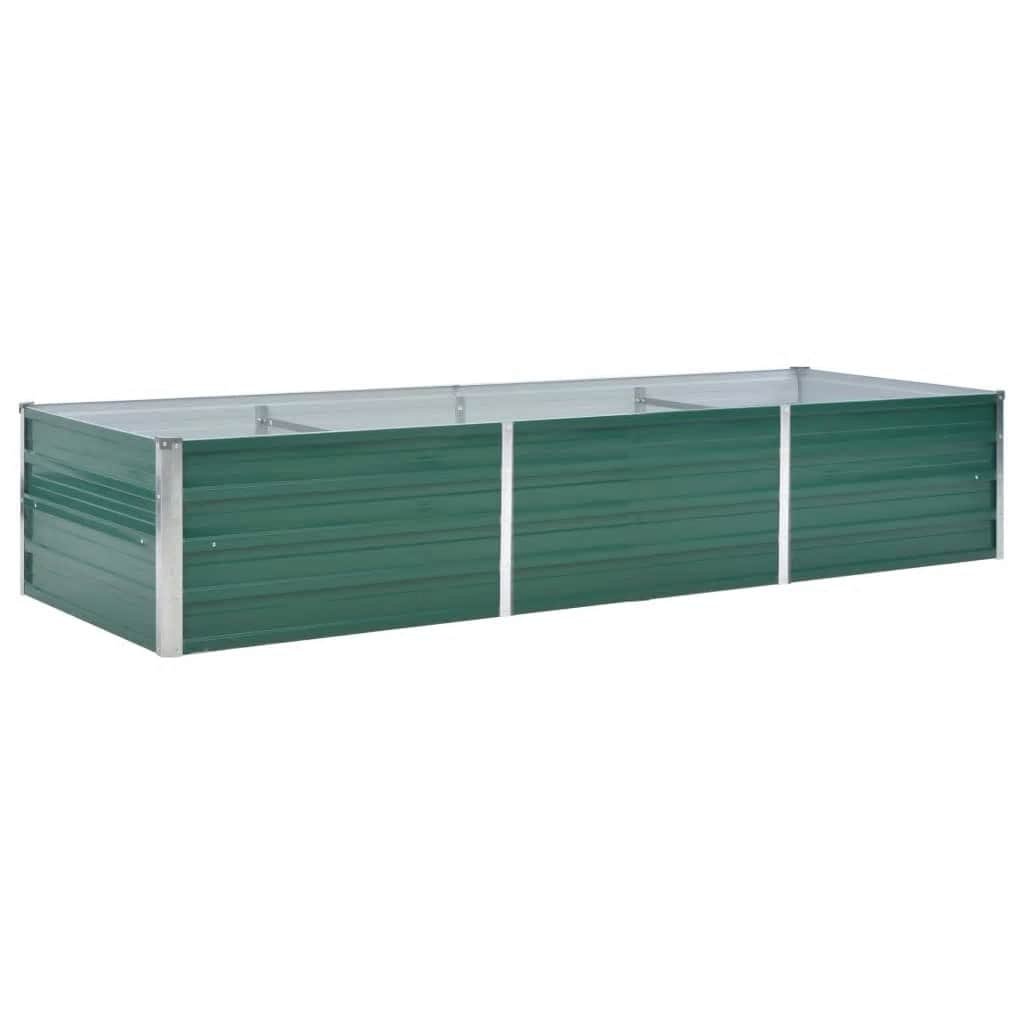VidaXL Pflanzer Einsatz 240x80x45 cm verzinkt Stahlgrün