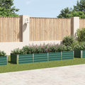 Vidaxl plantenbak verhoogd 320x80x45 cm gegalvaniseerd staal groen