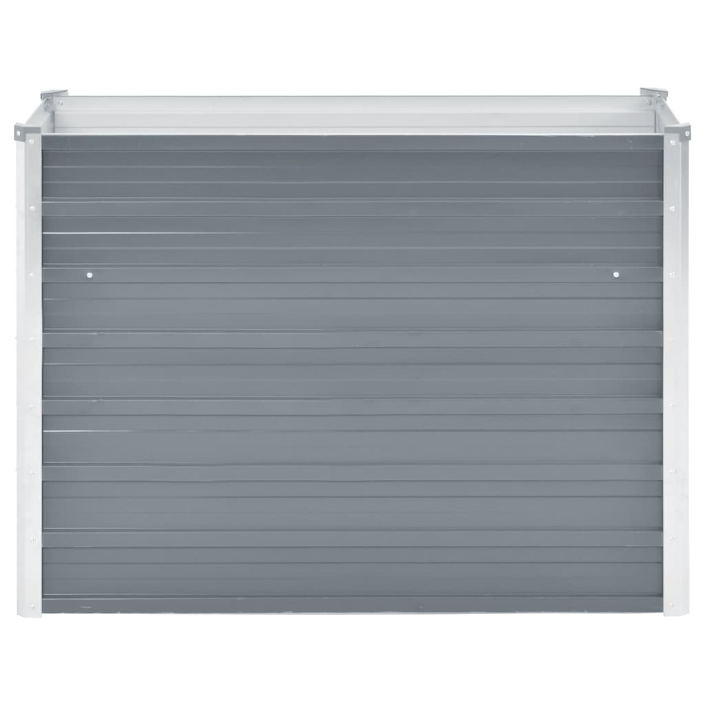 VIDAXL -Planzer erhöht 100x40x77 cm verzinkt Stahlgrau