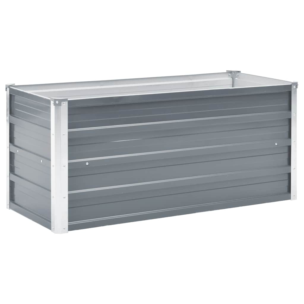 VidaXL Hochbeet 100x40x45 cm, verzinkter Stahl, Grau