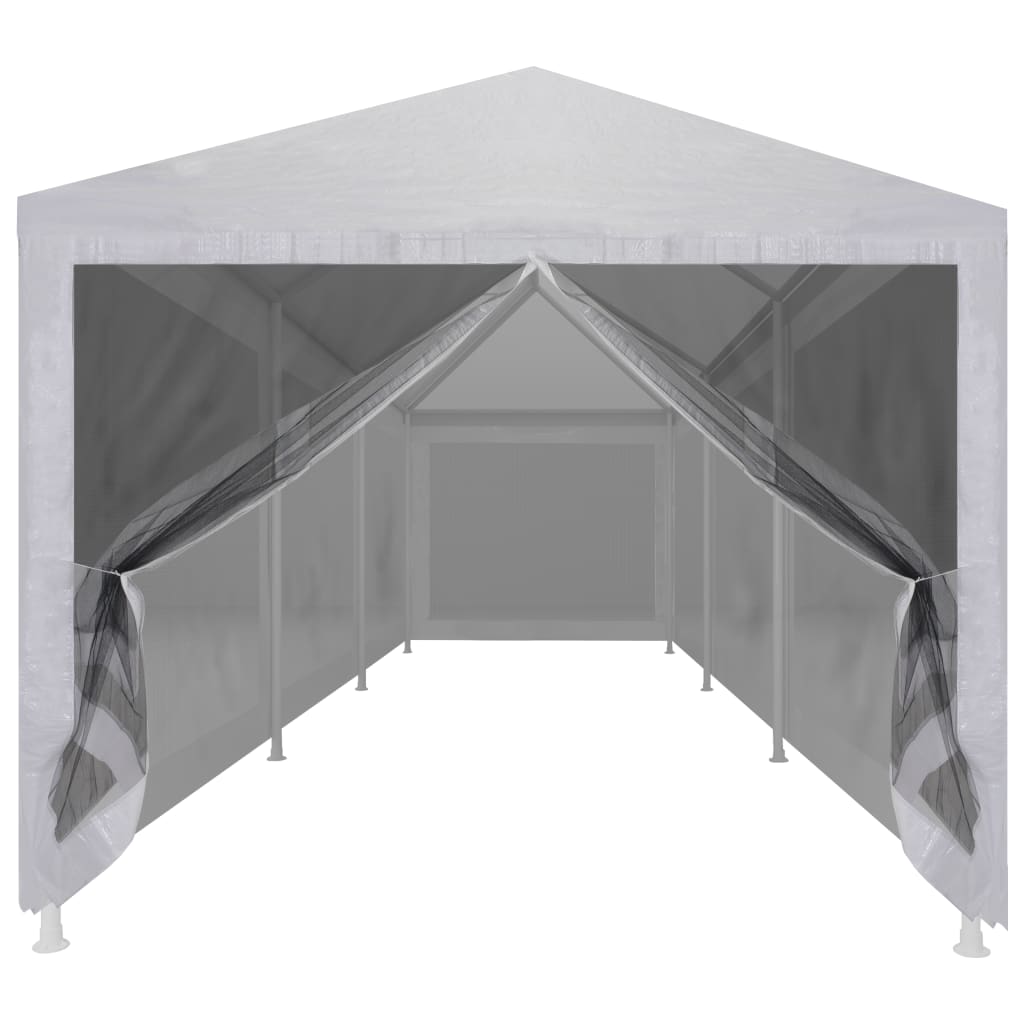 VIDAXL - Party-Leinwand mit 8-teiliger Mesh-Seitenwänden (9 x 3 m)