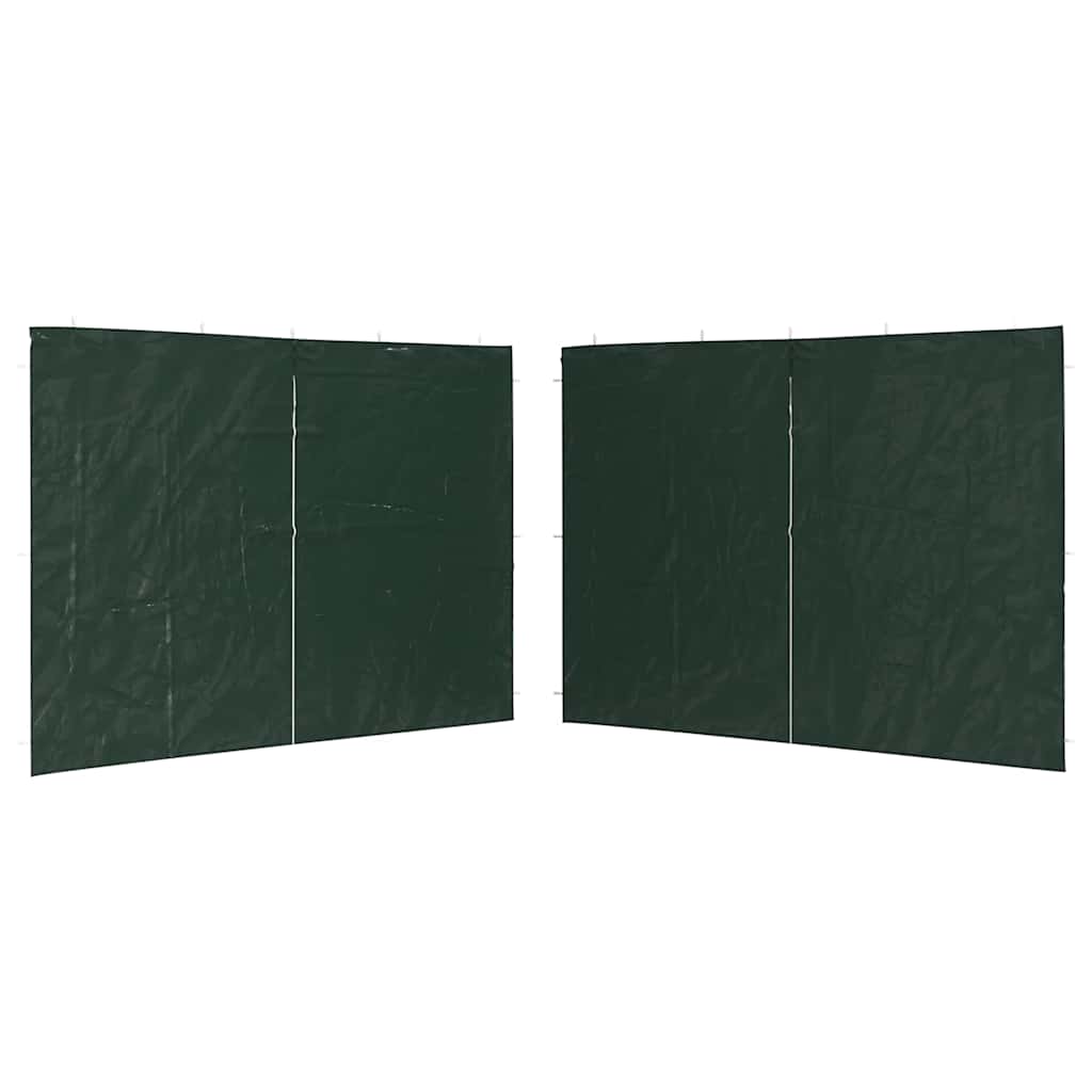 Vidaxl tentwanden 2 st met ritssluiting pe groen