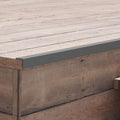 Vidaxl terras hoekplinten 5 st 170 cm hkc grijs