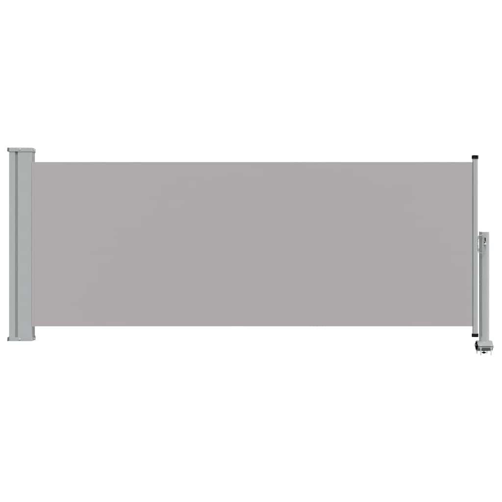 Vidaxl tuinscherm uittrekbaar 100x300 cm grijs