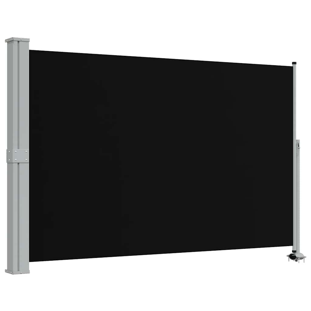 Vidaxxl Gartenbildschirm erweiterbar 160 x 300 cm schwarz