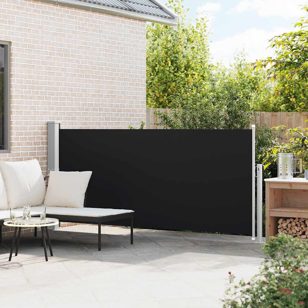 VIDAXL - Windschutzvisier 140 x 300 cm schwarz