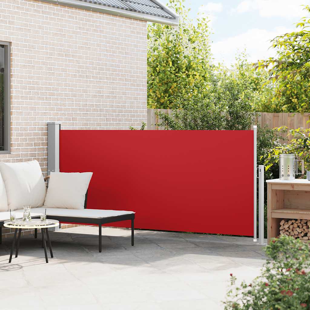 VIDAXL - Windschutzschild 140 x 300 cm rot