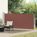 Vidaxl windscherm uittrekbaar 140x300 cm bruin