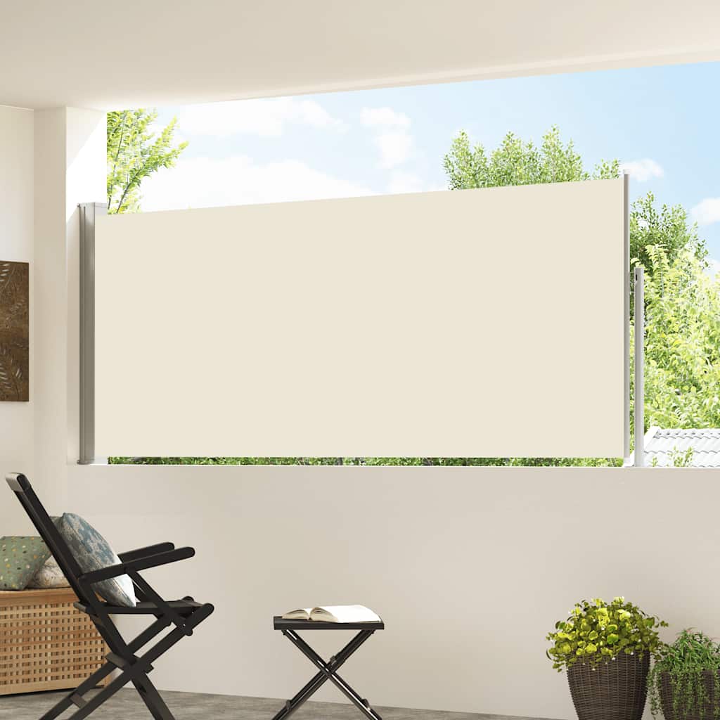 VIDAXL - Windschutzvisier 120 x 300 cm Creme