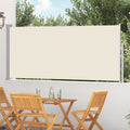 VIDAXL - Windschutzvisier 120 x 300 cm Creme
