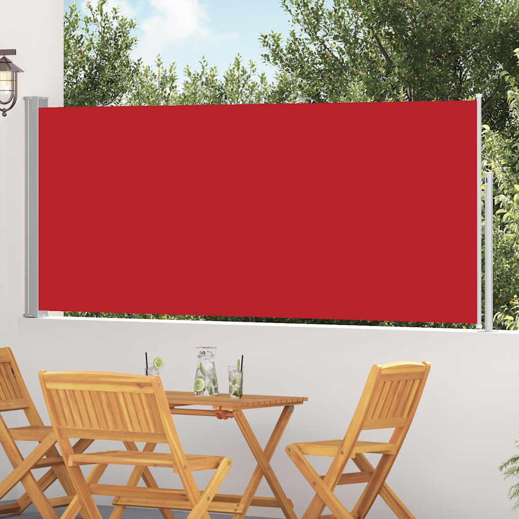 VIDAXL - Windschutzschild 120 x 300 cm rot
