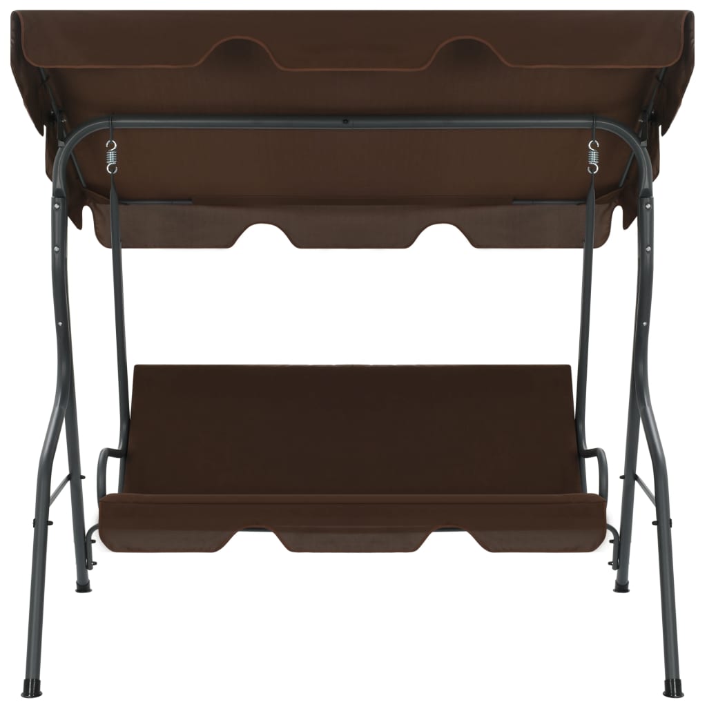VidaXL Schaukelbank 170x110x153 cm Kaffee -gelöscht