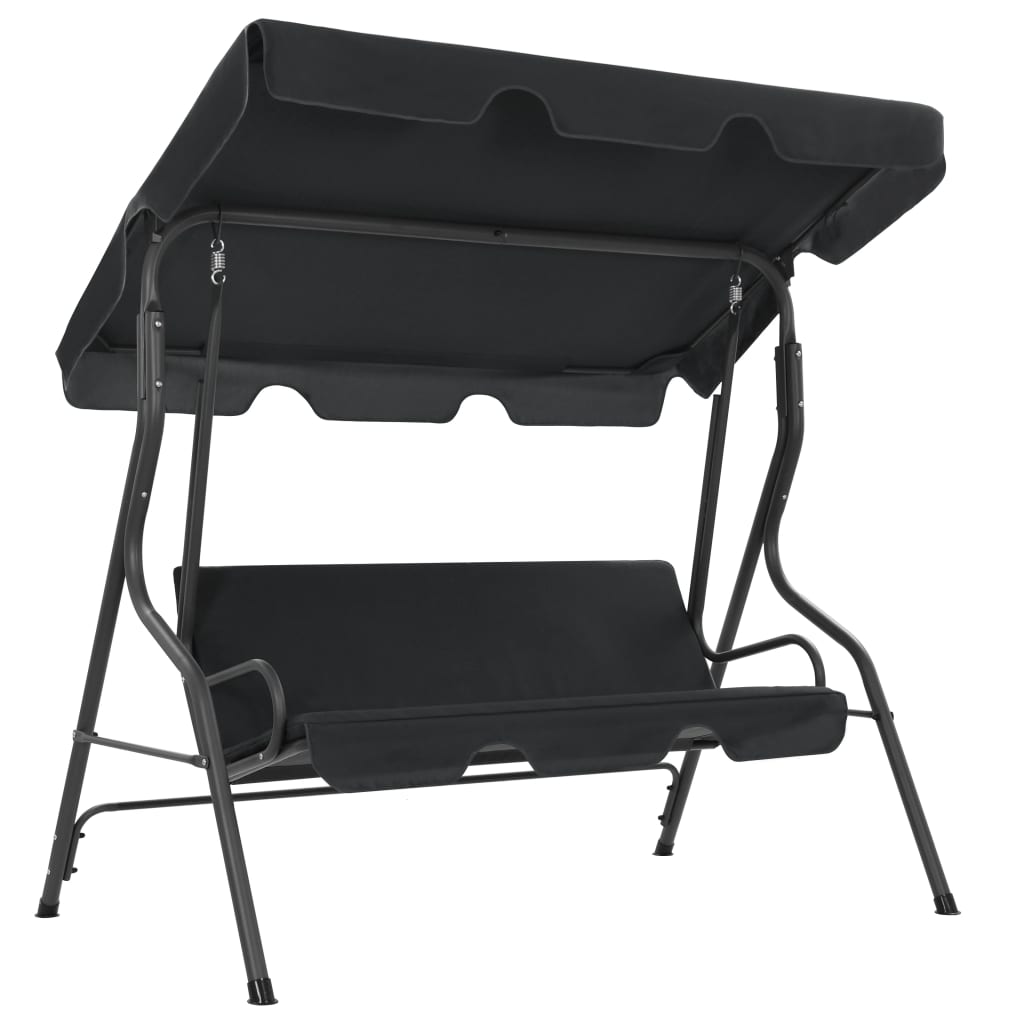 VidaXL Schaukelbank 170x110x153 cm Anthrazit