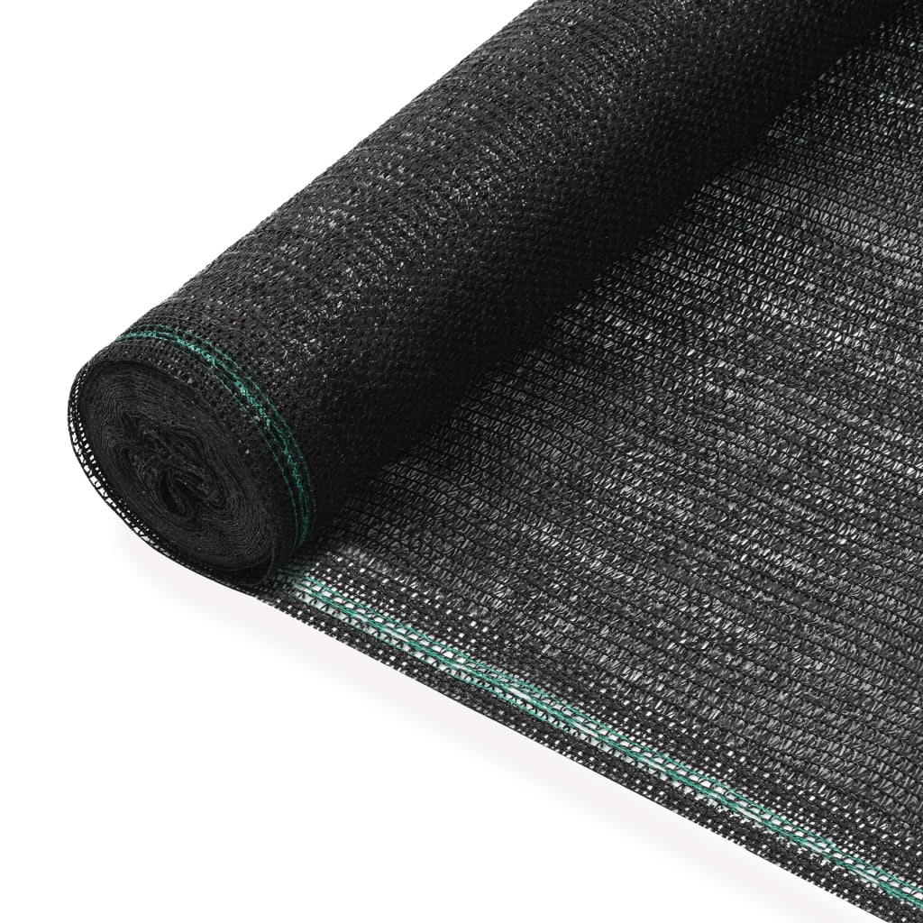 VidaXL - Tennisbildschirm 1,4x100 M HDPE Schwarz