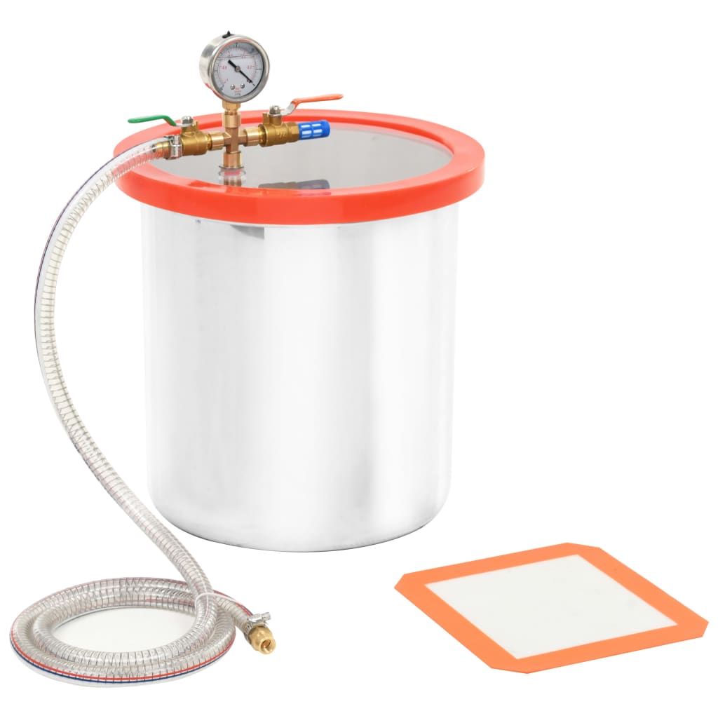 VidaXL Vakuumkammer 18,9 L Edelstahl