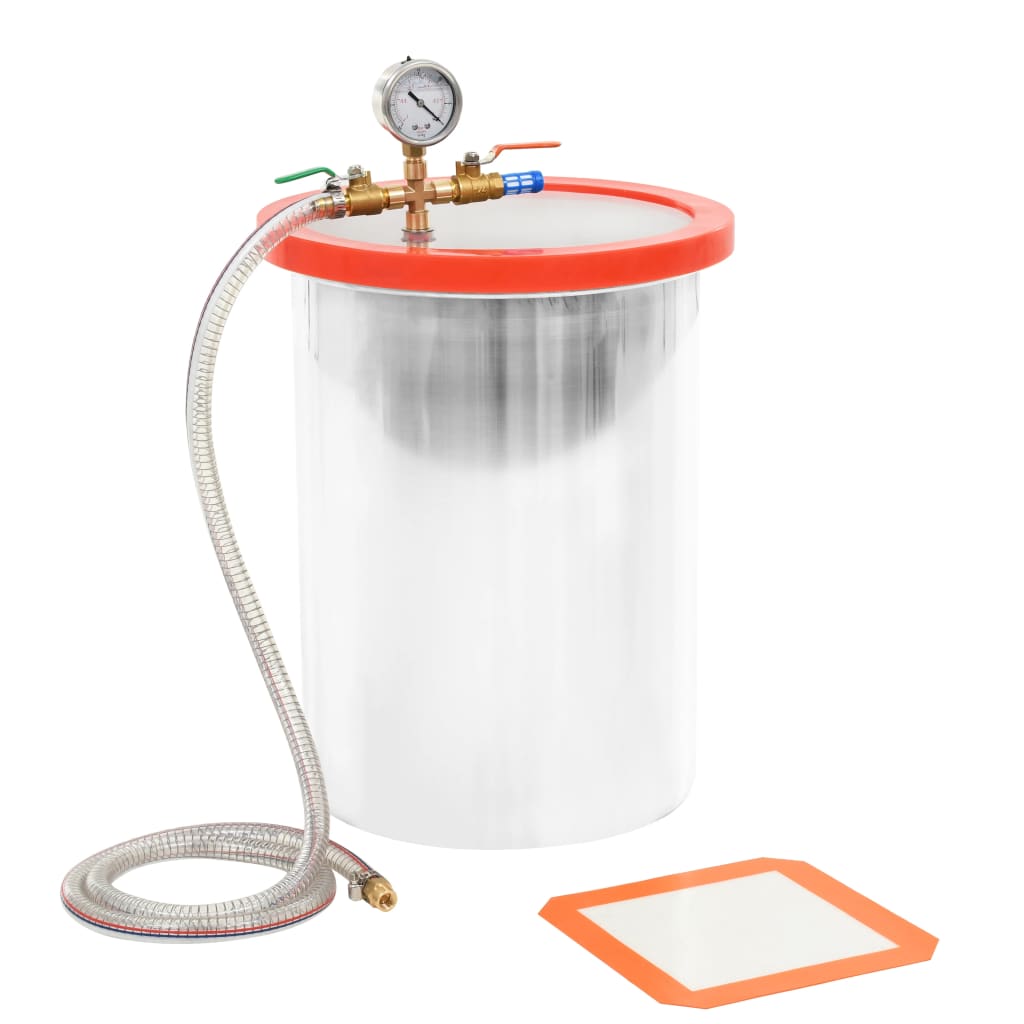 VidaXL Vakuumkammer 22,7 L Edelstahl