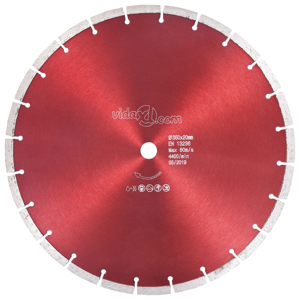 VidaXL Diamant-Sägeblatt 350 mm Stahl