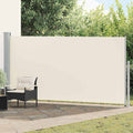 Vidaxl windscherm uittrekbaar 160x500 cm crème