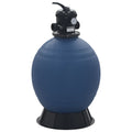 Vidaxl zwembadzandfilter met 6-positie ventiel 560 mm blauw