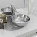VidaXL Waschbecken 28x10 cm Keramik silberfarben