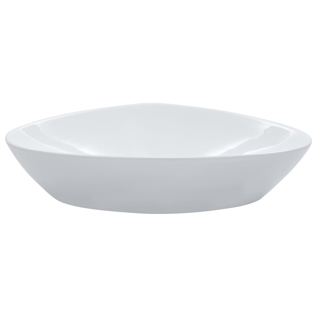 VIDAXL WASCHBECKEN 58,5X39X14 CM Keramik Weiß