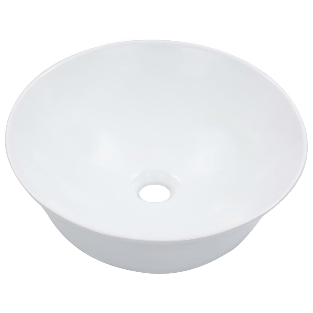 VIDAXL WASCHBECKEN 41X12,5 cm Keramik Weiß