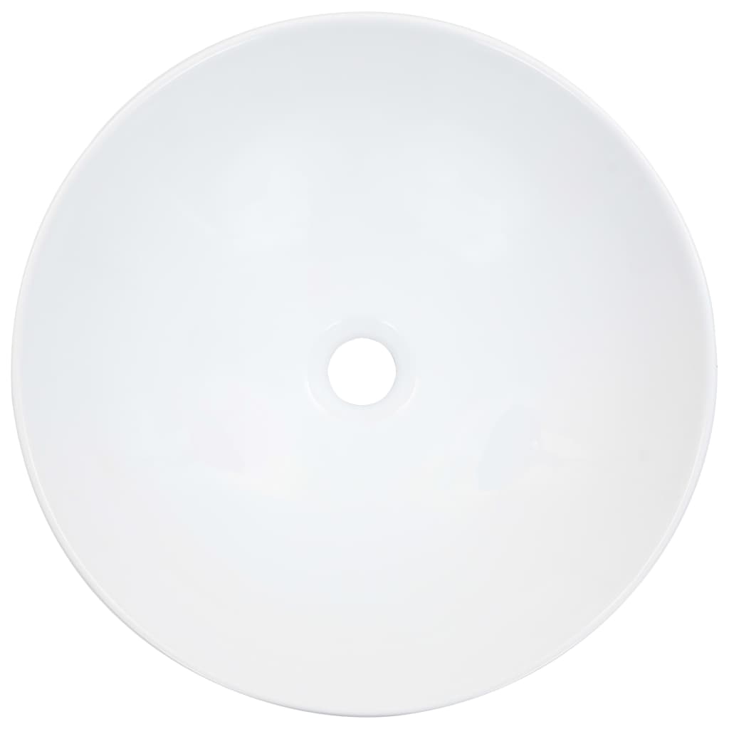 VIDAXL WASCHBECKEN 41X12,5 cm Keramik Weiß